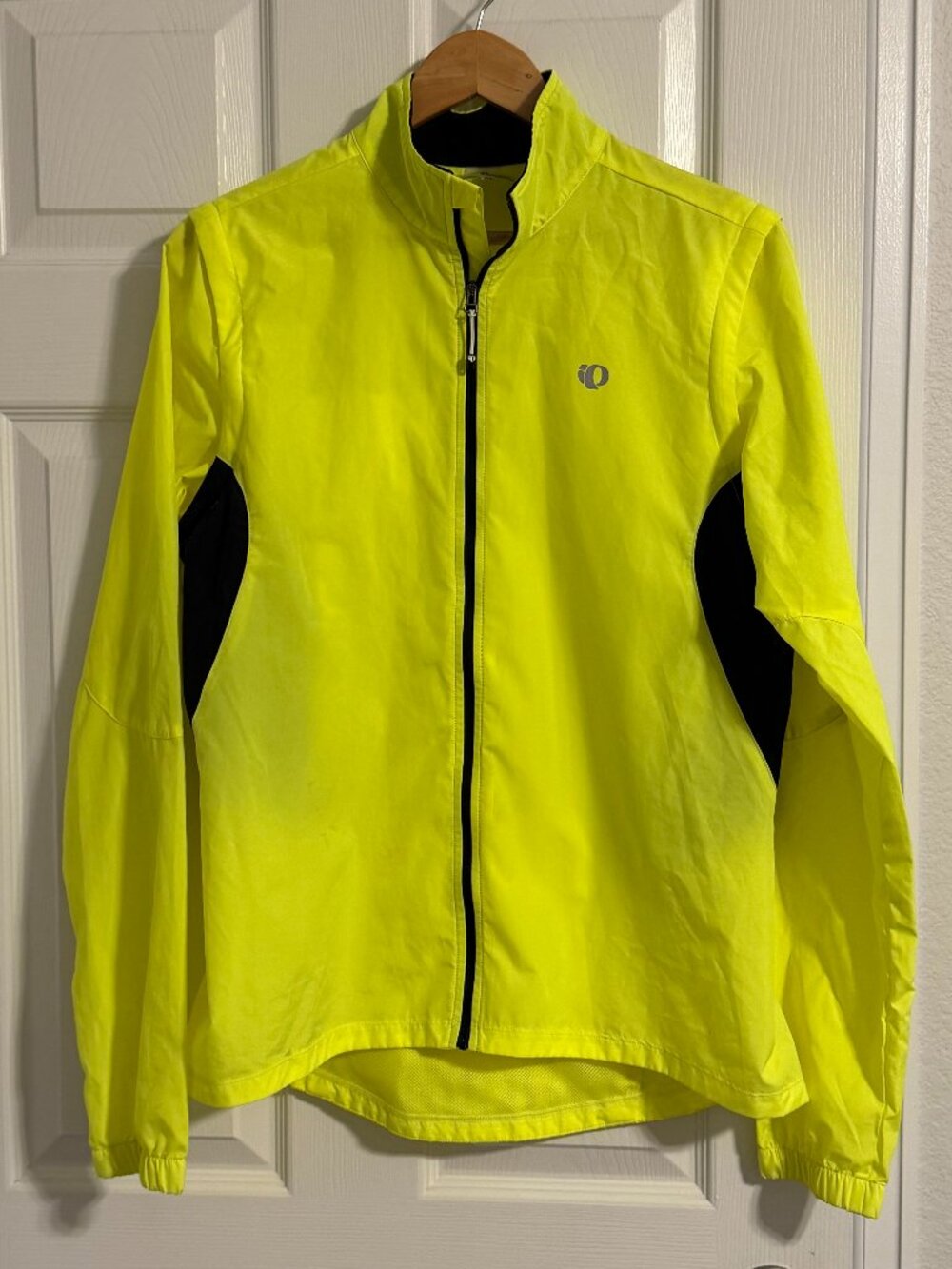 Pearl iZumi Neon Yellow Cycling 2-in-1 Vest Jacket, windbreaker - Size XL